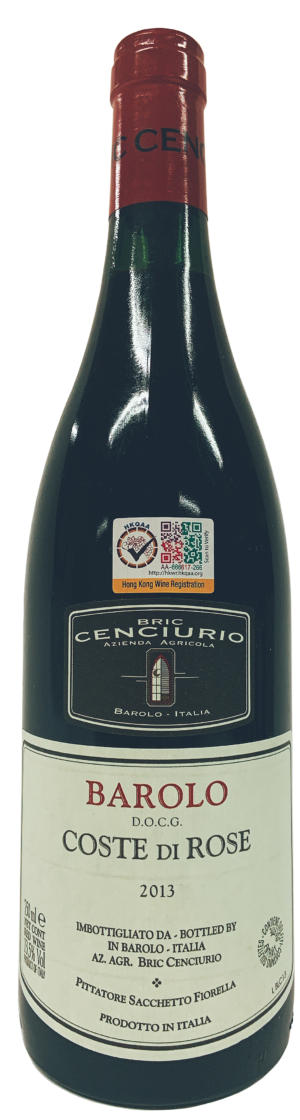 Bric Cenciurio – Barolo DOCG Coste Di Rose 2013