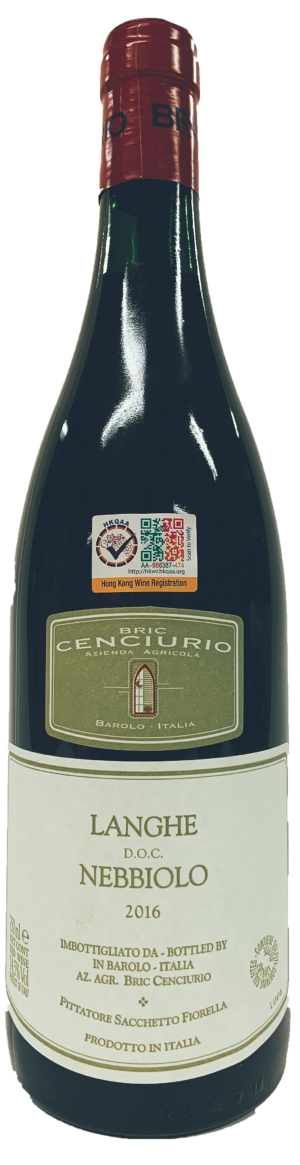 Bric Cenciurio – Langhe Nebbiolo DOC 2016