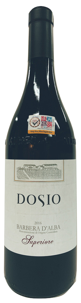 Dosio – Barbera D’Alba DOC Superiore 2016